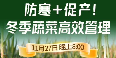 《细说农技》专家张宝林教冬季蔬菜防寒 + 促产高效管理，27 日晚 8 点！