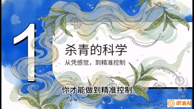 第05节（加工篇）：决胜2分钟：用&ldquo;数字温控&rdquo;破解杀青不匀，复刻大师级手工口感，课程：《茶金时代：从&ldquo;看天吃饭&rdquo;到&ldquo;精准控局&rdquo;的茶叶高产提质实战课》