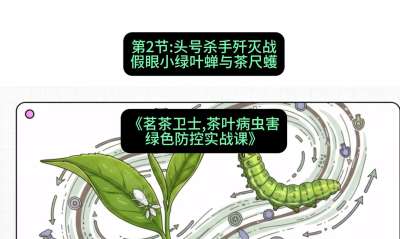 第02节：头号杀手歼灭战&mdash;&mdash;假眼小绿叶蝉与茶尺蠖，课程：《茗茶卫士&mdash;&mdash;茶叶病虫害绿色防控实战课》#识农AI