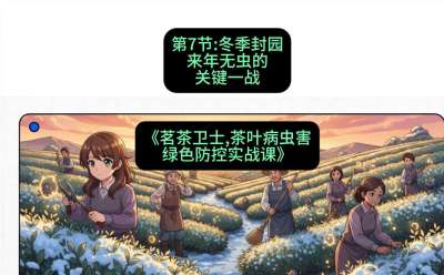 第07节：冬季封园&mdash;&mdash;来年无虫的关键一战，课程：《茗茶卫士&mdash;&mdash;茶叶病虫害绿色防控实战课》#识农AI