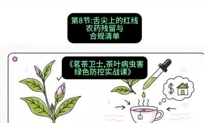 第08节：舌尖上的红线&mdash;&mdash;农药残留与合规清单，课程：《茗茶卫士&mdash;&mdash;茶叶病虫害绿色防控实战课》#识农AI